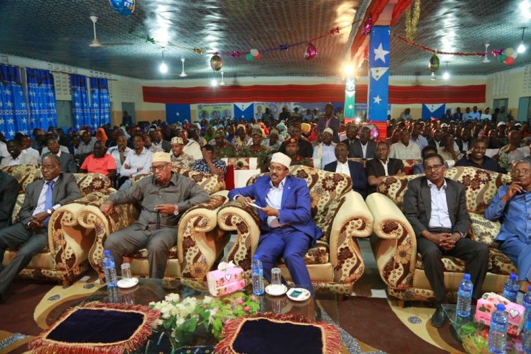 Madaxweyne Farmaajo “Dowladda Federaalka ah waxay dadaal dheer gelisay xasillinta deegannada Galmudug”.