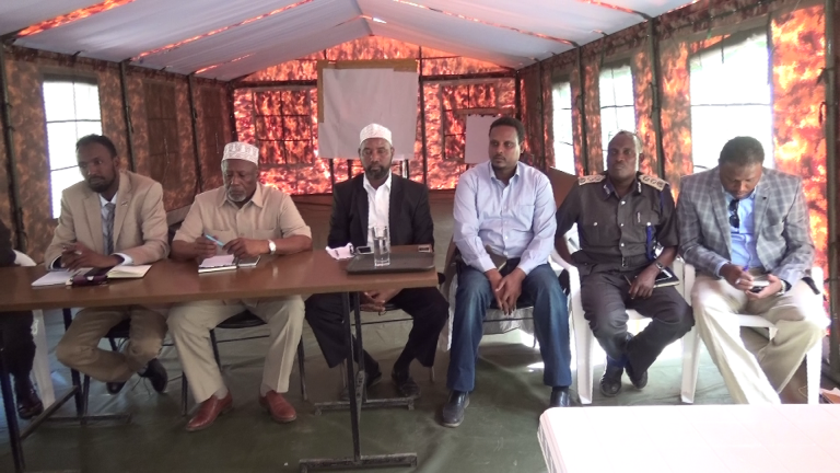 Xildhibaanno iyo maamulka G. shabeellada Hoose oo booqdey Qoryooley