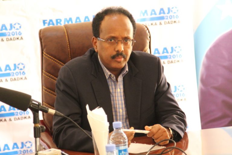 Madaxweynaha Jamuuriyada Soomaaliya oo tacsi ka diray geerida Nabaddoon Axmed Diiriye