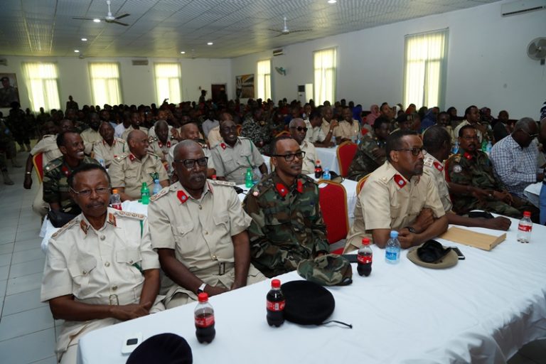 Munaasabada mallinta ciidanka xooga dalka oo muqdisho lagu soo gabagabeeyay