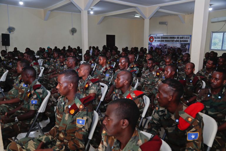 Ciidan ka tirsan Ururka 60-aad ee Ilaalada Madaxtooyada oo tababar loo soo xiray