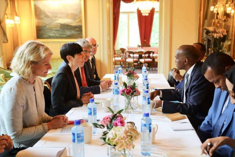 Ra’iisul Wasaare Khayre oo Kulan la Qaatay Wasiirka Arrimaha Dibadda Dalka Norway