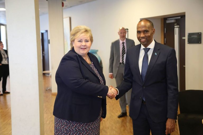 Ra’iisul Wasaare Khayre oo la kulmay dhiggiisa Norway
