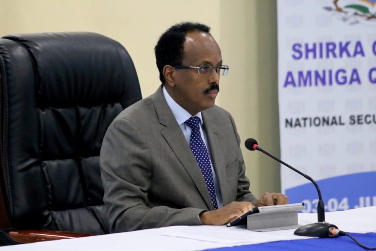 Madaxweynaha oo Baydhabo ka furay shirka Amniga 