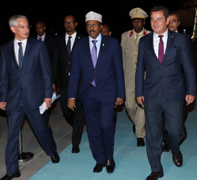 Madaxweyne Farmaajo ka Qeyb Galaya Caleemo-saarka Madaxweyne Erdogan