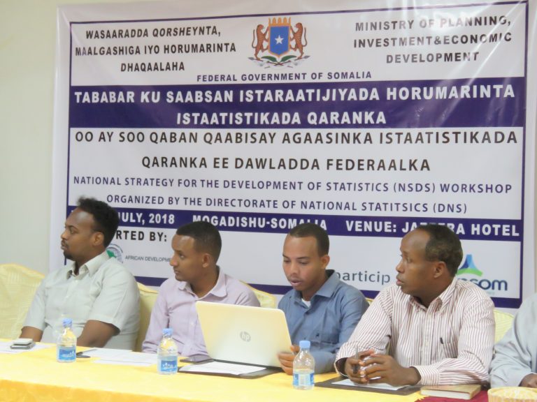 Tababar ku aadan Istaraatiijiyada Xogaha Qaranka oo lagu qabtay  Muqdisho