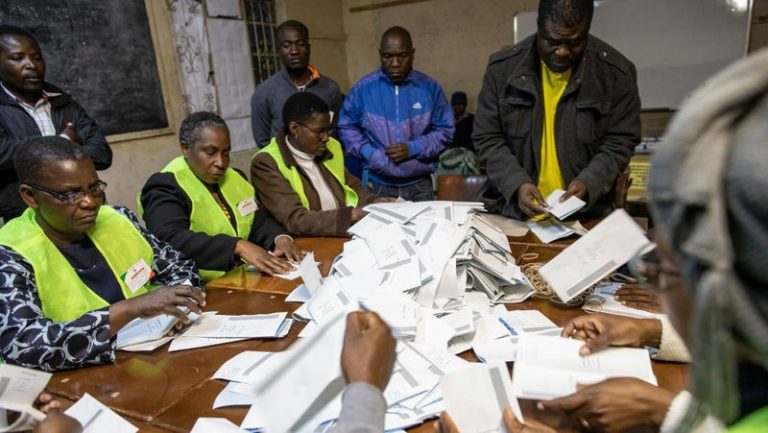 Tirinta codadka doorashada dalka Zimbabwe oo socota