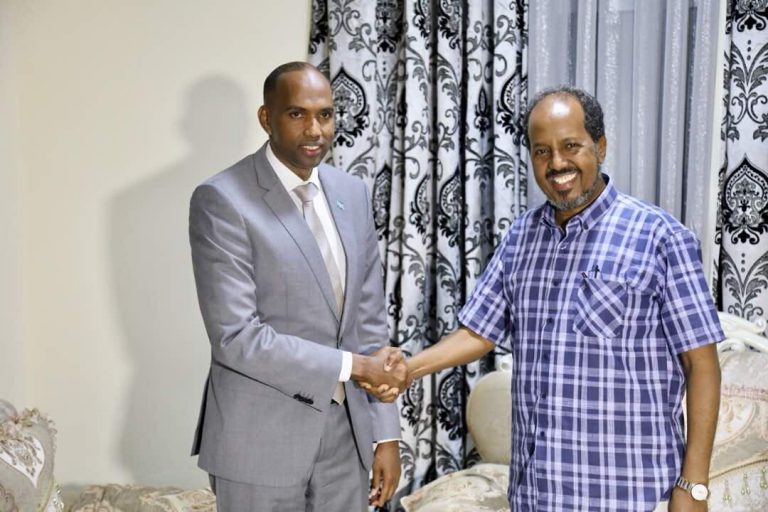 R/wasaaraha XFS oo Hooygiisa ku booqday Madaxweynihii hore ee Soomaaliya