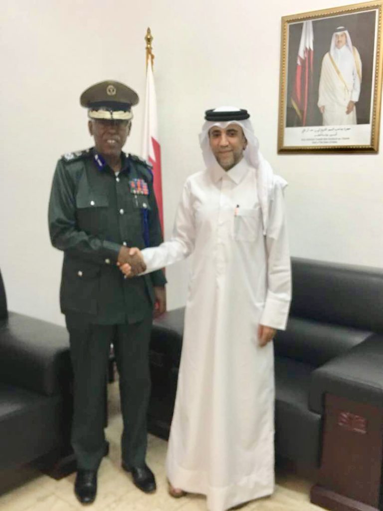 Taliyaha Ciidanka Booliska oo kulan la qaatay Safiirka Dawladda Qatar ee Soomaaliya