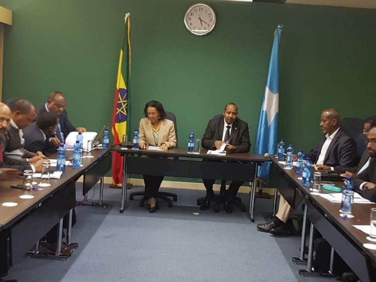 Guddiga Wadaagga ah ee Soomaaliya iyo Itoobiya oo kulankoodii ugu horreeyay ku yeeshay Addis Ababa