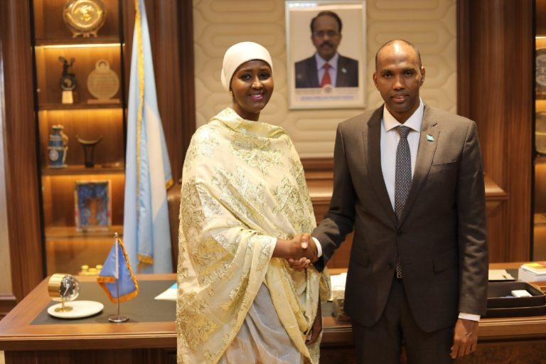 Ra’iisul Wasaare Khayre oo Xafiiskiisa ku qaabilay Madaxa Haweenka Qaramada Midoobay ee Soomaaliya