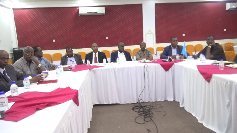 Guddiyada  dib u eegista Dastuurka & Madaxa bannaan ee xuduudaha iyo Federaaleynta Dalka oo kulmay