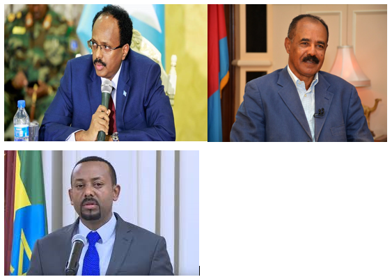 Madaxweyneyaasha Soomaaliya, Eritrea iyo RW Itoobiya oo ku kulmaya Asmara