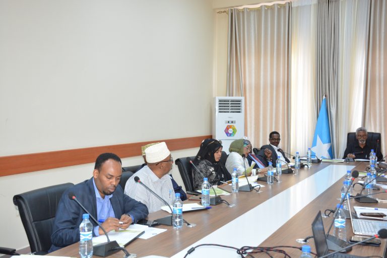 Guddiga la socodka dib u eegista dastuurka oo warbixin siiyay Aqalka Sare