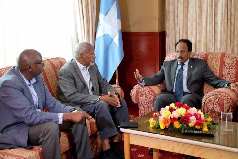Madaxweyne Farmaajo oo Guddoomiyaha Ururka ONLF kala hadlay xoojinta nabadda iyo hormarka