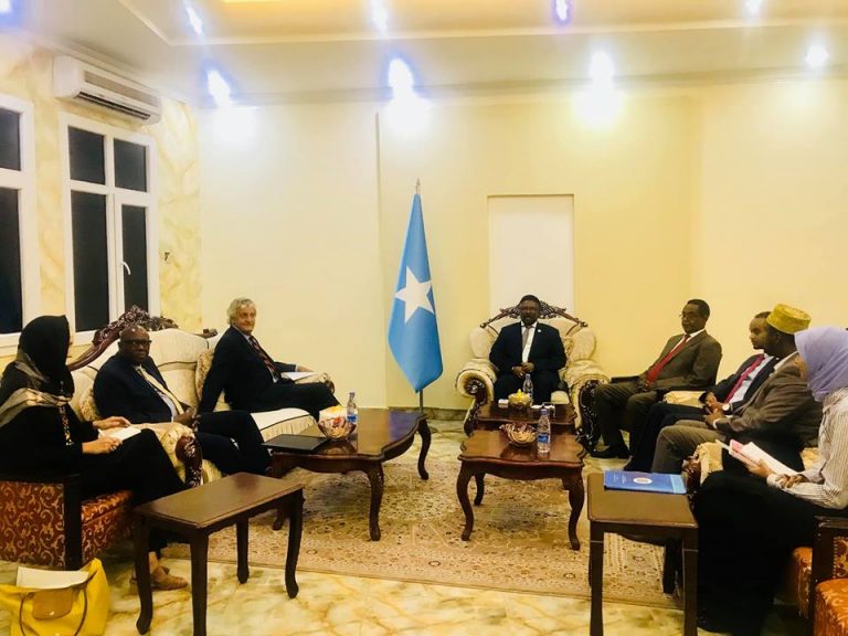 Guddoomiyaha Golaha Shacabka oo la Kulmay Ergayga gaarka ah ee Qaramada Midoobay u qaabilsan Soomaaliya