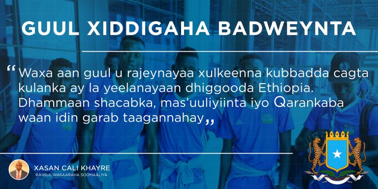 Ra’iisulwasaare Kheyre oo guul u rajeeyay Xulka Qaranka
