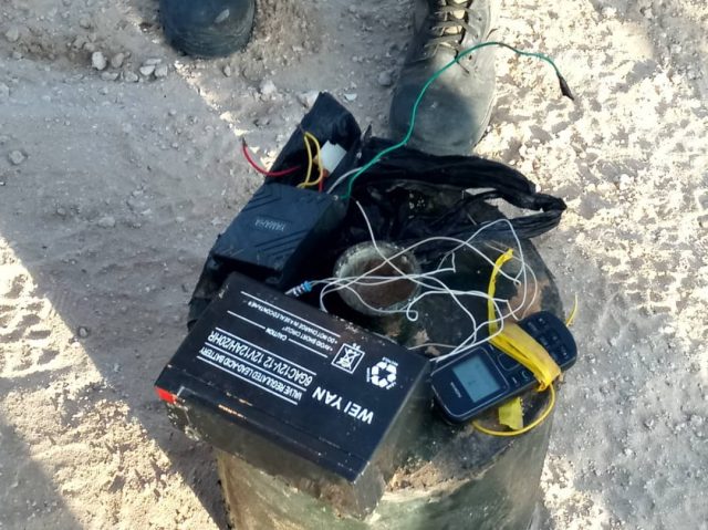 Ciidanka Xoogga Dalka oo soo saaray Miinooyin ay Al-shabaab ku aaseen Waddada isku xirta Dhanaane iyo Jilib-marko