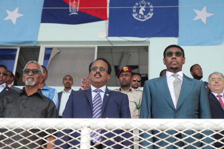 Madaxweyne Farmaajo oo ka qayb-galay Xuska 75aad ee Aasaaska Ciidanka Booliiska Soomaaliyeed