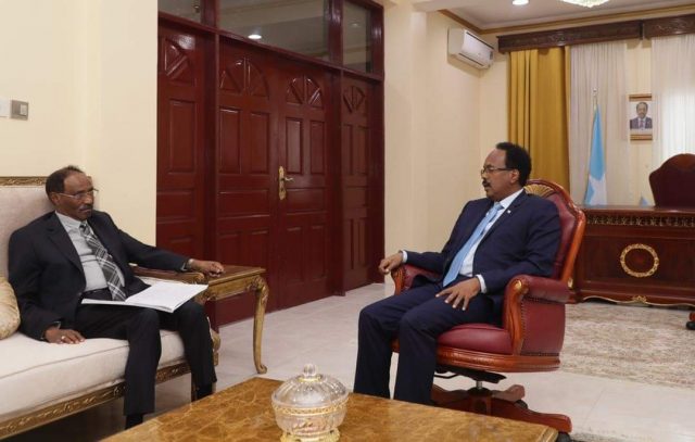 Wasiir Beyle oo warbixin ku aadan horumarka iyo hagaajinta hanaanka maaliyadda siiyay Madaxweynaha JFS