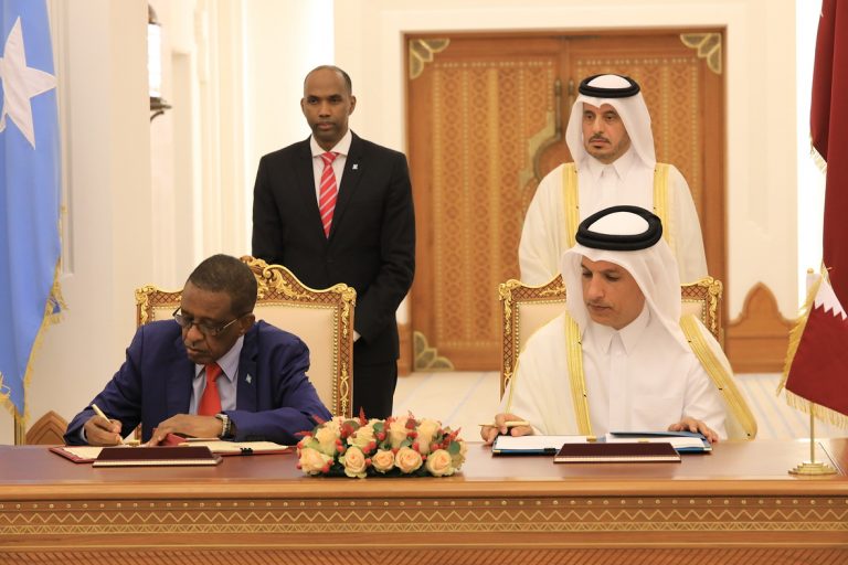 Dawladaha Soomaaliya Iyo Qatar oo Kala Saxiixday Heshiisyo Muhiim Ah