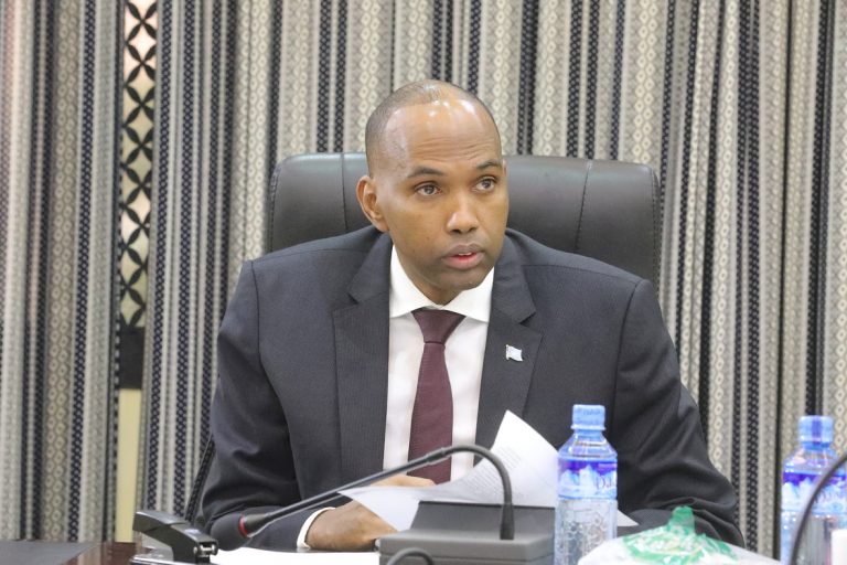 R/wasaare Kheyre oo guddoomiyay shir looga hadlay qorshaha cafinta daymaha+Sawirro