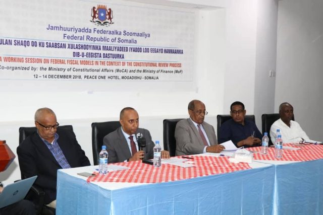 Kulan-howleed ku saabsan Hannaanka Maaliyadda ee Federaalka ee la waafajinayo Dastuurka oo la soo gabagabeeyay-Sawirro