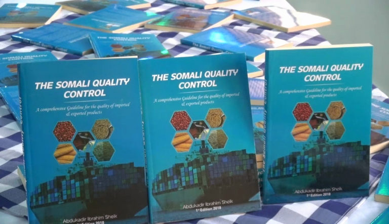 Buug laga qoray tayada badeecadaha Soomaaliya Dibadda ay u dhoofiso oo lasoo bandhigay