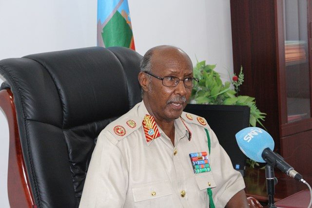 Taliyaha Ciidanka Xoogga dalka oo ka hadlay dagaalka ka dhanka ah argagaxisada Al-Shabaab