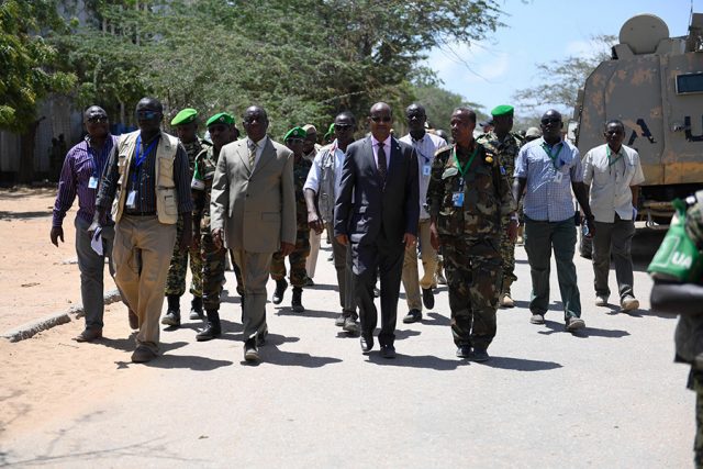 AMISOM oo Ciidanka Soomaaliya ku wareejineysa Kulliyadda jaalle Siyaad