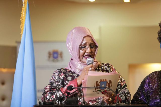 Marwada Koowaad ee Qaranka oo furtay Shirweynaha Haweenka Soomaaliyeed