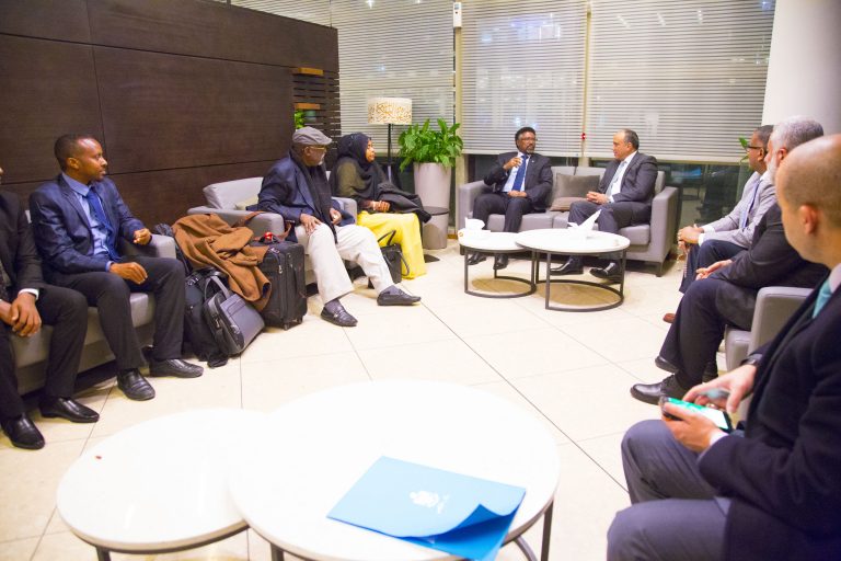 Guddoomiye Mursal iyo Wafdi uu hoggaaminayo oo gaaray dalka Jordan