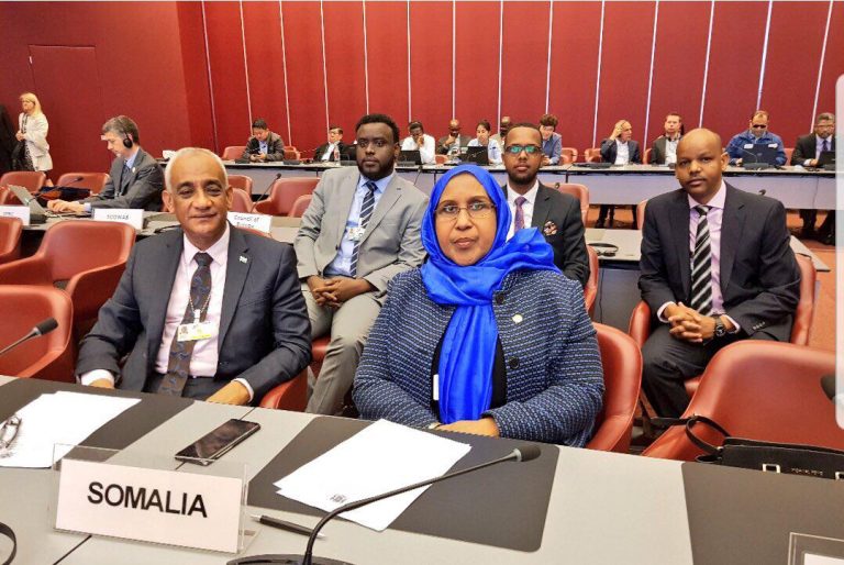 Wasiirka Maareynta musiibooyinka Soomaaliya oo Geneva kaga qeybgalay shirka  yareynta Khataraha masiibooyinka,