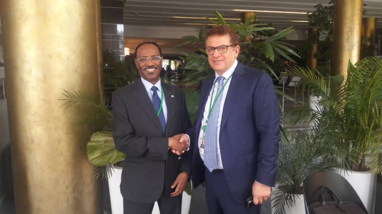 Wasiir Beyle oo Dalka Ivory Coast kula kulmay madaxda Bankiga horumarinta Afrika.