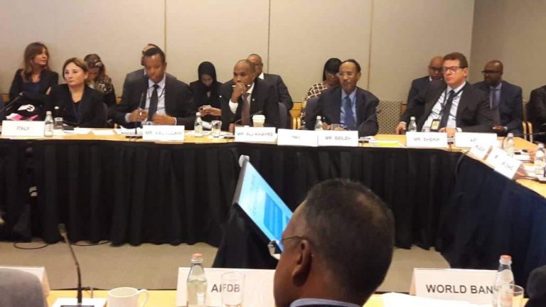 Ra’iisul Wasaare Khayre oo Washington uga qeyb galay shirka IMF iyo Bangiga Adduunka ee looga hadlay arrimaha Soomaaliya