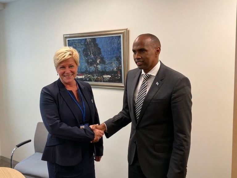 Ra’iisul Wasaare Khayre Iyo Wasiirka Maaliyadda Netherland Oo Kulan Ku Yeeshay Washington