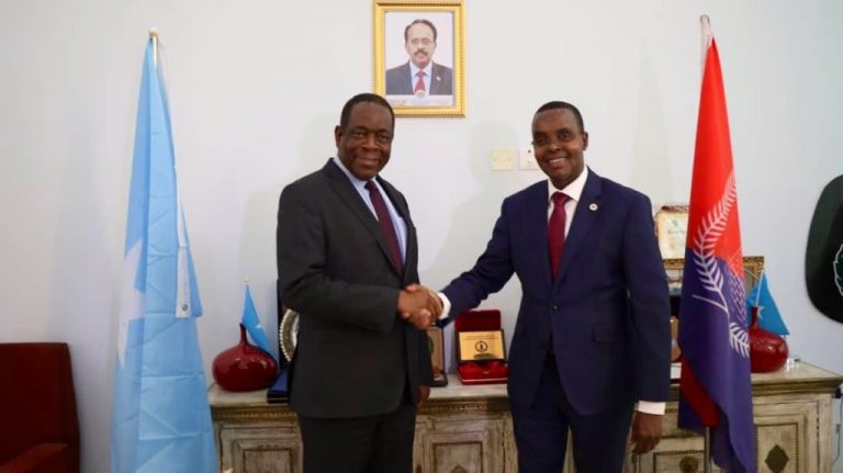Duqa Muqdisho iyo Danjiraha Midowga Afrika ee Soomaaliya oo ka wada hadlay Amniga iyo Doorashooyinka