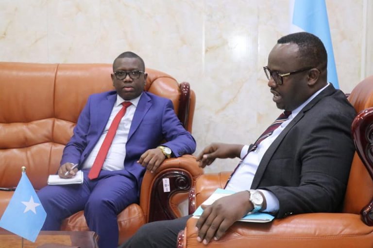 Wasiirka Dastuurka oo Kulan la Qaadatay Wafdi ka socda UNDP