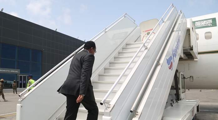 Madaxweynaha DFS oo u ambabaxay dalka Eriteriya