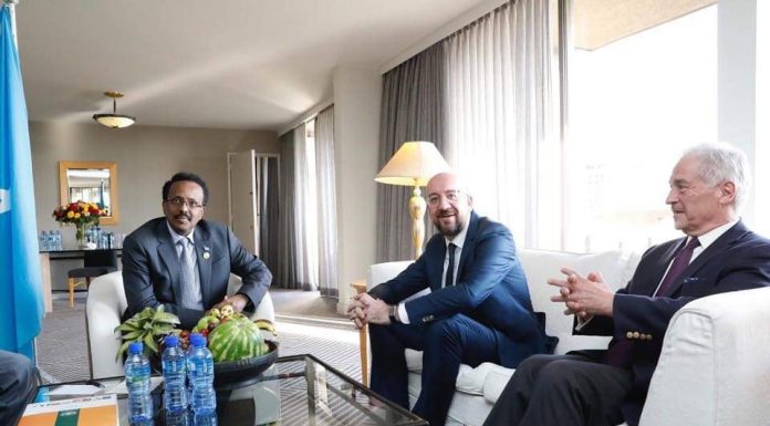 Madaxweynaha JFS Oo Kulan La Qaatay, Charles Michel Oo ah Madaxweynaha Golaha Midowga Reer Yurub.
