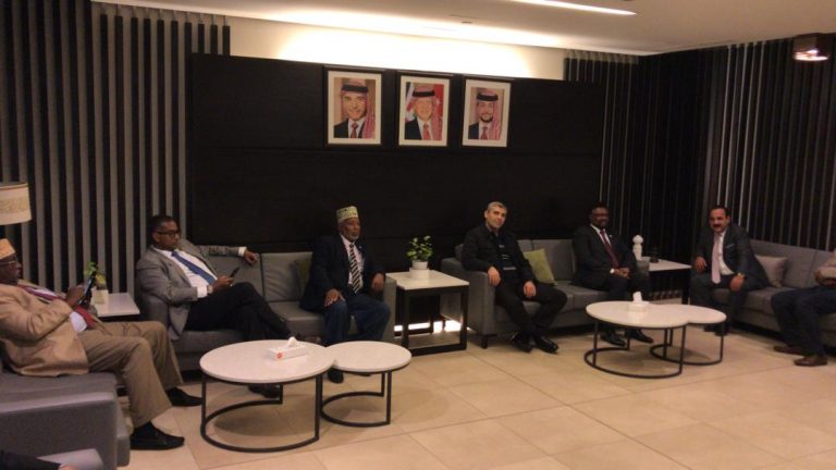 Guddoomiyaha Golaha Shacabka oo shirka Midowga Baarlamaanada Carabta uga qeyb galaya Jordan