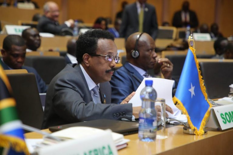 Akhriso: Nuxurka khudbadii madaxweyne Farmajo ee Meertada 33-aad ee Shir Madaxeedka Midowga Afrika+sawirro