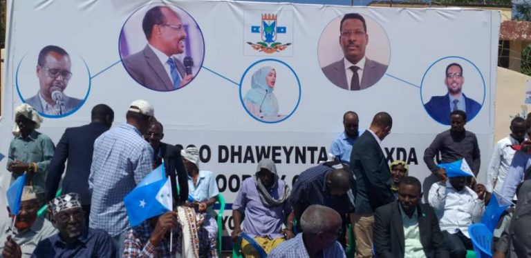 Dibad-baxyo lagu taageerayo Madaxweynaha cusub ee Galmudug iyo ku xigeenkiisa oo ka socdo qeybo ka mid Galmudug “Sawirro”
