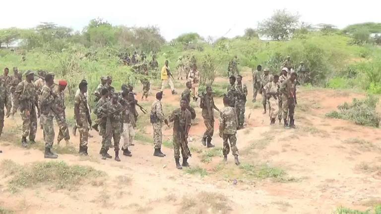 Ciidanka Xoogga oo khaarijiyay ku dhawaad 20 ka tirsan Maleeshiyada Al-shabaab