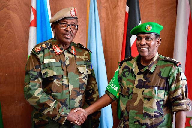 Ciidanka Xoogga iyo AMISOM oo xoojinaya howlgallada ka dhanka ah Al-shabaab.
