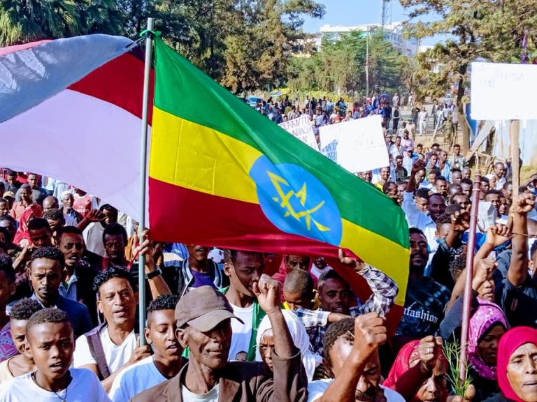 Dibadbaxyo lagu taageerayo howlgallada Dowladda ka waddo Ismaamulka Tigreega oo ka dhacay Itoobiya+(SAWIRRO).
