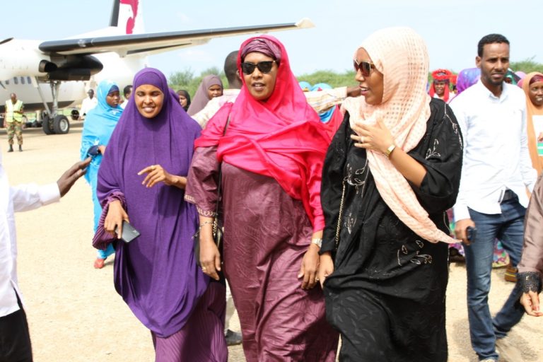 Wasiirka haweenka XFS ayaa maanta lagu soo dhaweeyey magaalada Baydhabo ee xarunta gobolka Baay+(SAWIRRO).
