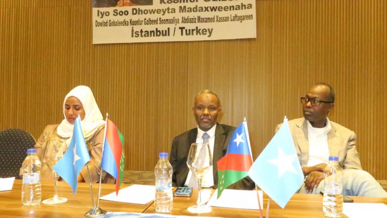 Xaflad soo dhaweyn ah oo magaalada Istanbuul loogu sameeyay Madaxwaynaha Konfur galbeed Cabdicasiis Lafta-gareen+(SAWIRRO).