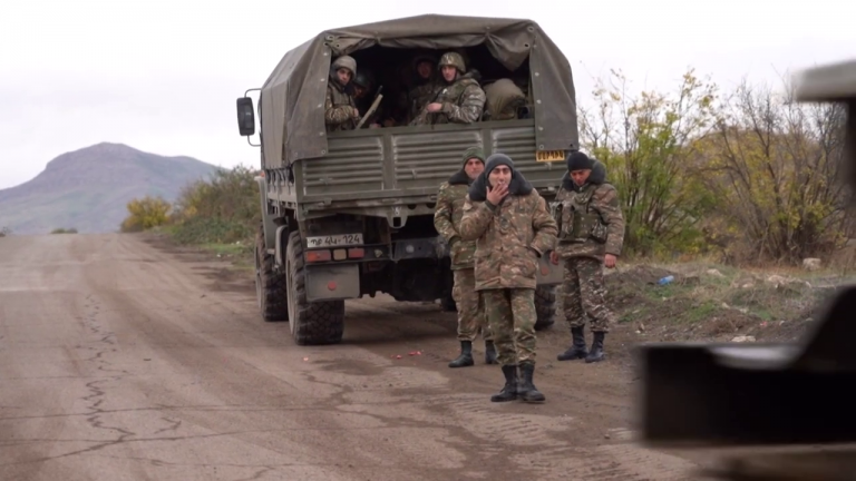 Ciidanka Azerbaijan oo gudaha ugalay Degmada Aghdam kadib hishiiskii xabad joojinta+(SAWIRRO).