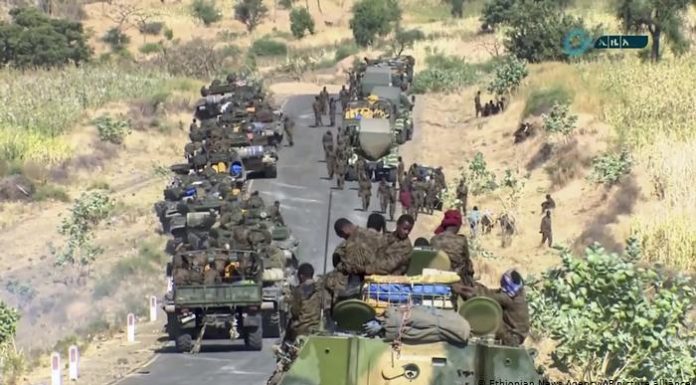 Militriga Ethiopia oo loo geeyay gobolka rabshadaha ka socdaan ee Benishangul-Gumuz.